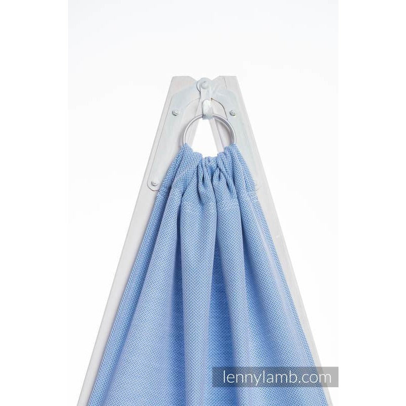 Lenny Lamb Ring Sling - Little Herringbone Blue - Ring Sling - Lenny Lamb - Afterpay - Zippay Carry Them Close