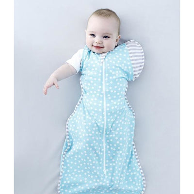 Love to Dream - Love to Swaddle Up 50/50 Summer Lite - Blue - Swaddle - Love To Deam - Afterpay - Zippay Carry Them Close