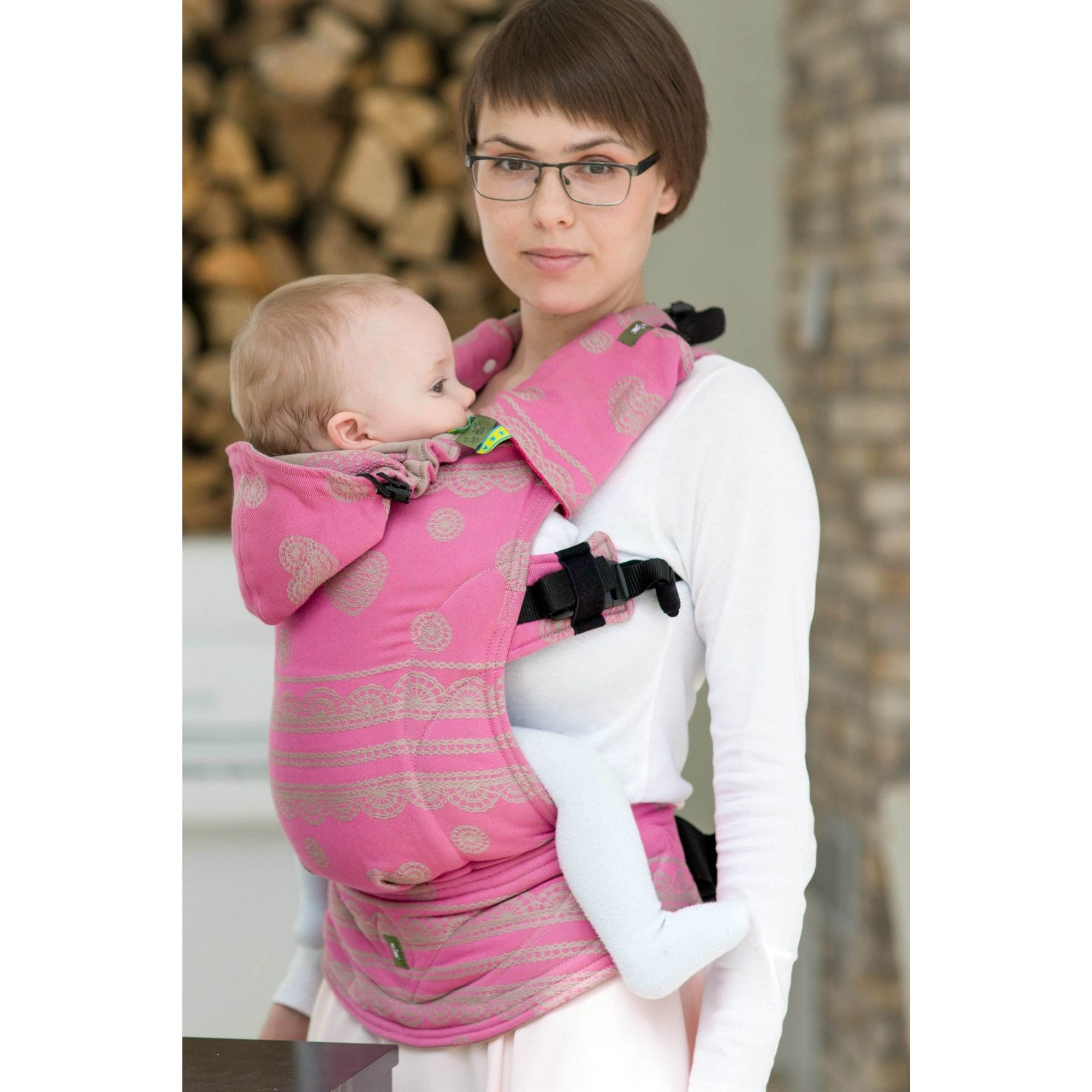 Lenny Lamb Ergonomic Carrier (BABY) - Candy Lace (Second Generation), , Baby Carrier, Lenny Lamb, Carry Them Close - 1