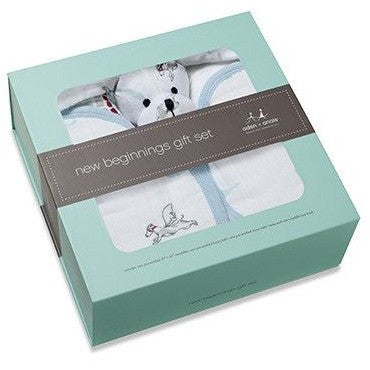 Aden and Anais - Gift Set - Liam the brave - swaddle - Aden and Anais - Afterpay - Zippay Carry Them Close