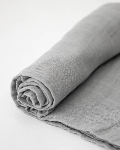 Little Unicorn - Cotton Muslin Baby Swaddle - Nickel
