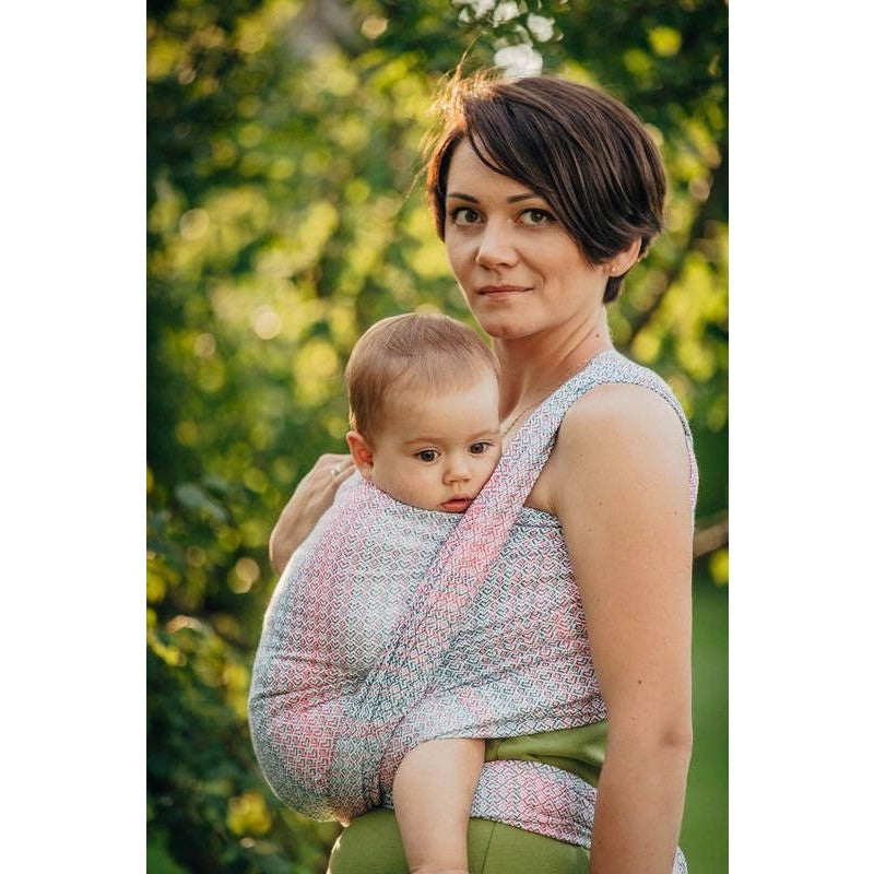 Lenny Lamb Wrap - Little Love Rose Garden, , Woven Wrap, Lenny Lamb, Carry Them Close - 3
