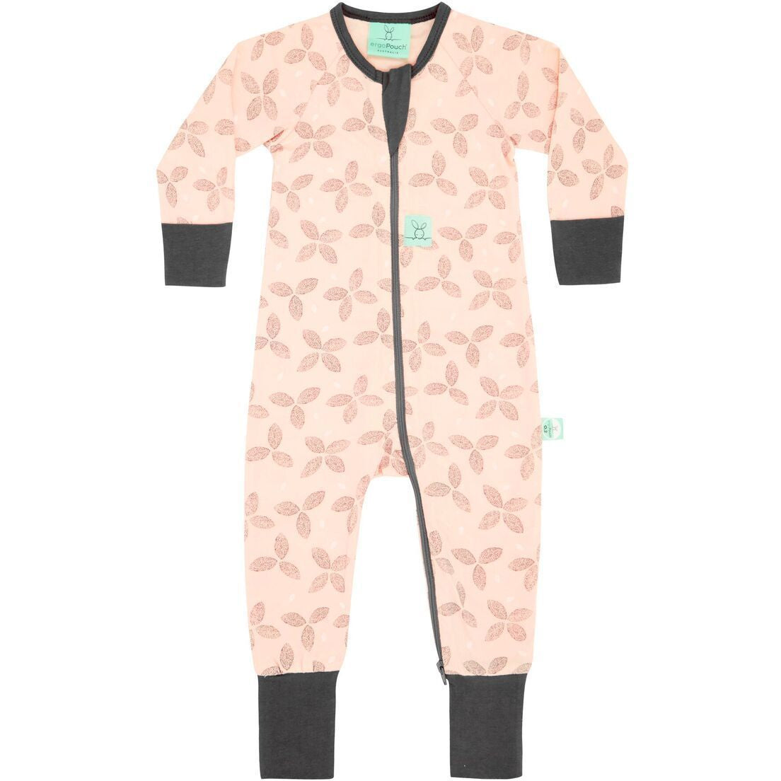 ErgoPouch - ErgoLayers Sleep Wear Summer Long Sleeve (0.2 TOG) - Petals - Clothing - ErgoCocoon - Afterpay - Zippay Carry Them Close