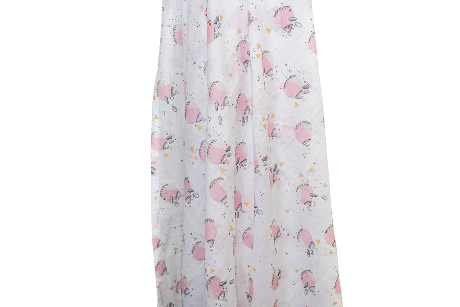 Emotion & Kids - Muslin Swaddle Wrap - Hot Air Balloons