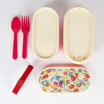 Sass & Belle Bento Lunch Box - Vintage Floral - Lunch & Snack Boxes - Sass & Belle - Afterpay - Zippay Carry Them Close