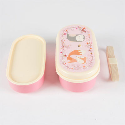 Sass & Belle Bento Lunch Box - Woodlands Friends Fox - Lunch & Snack Boxes - Sass & Belle - Afterpay - Zippay Carry Them Close