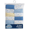 Face Washers - Cotton Terry Towelling Multicolour Boy (12 Pk) - Bath - Big Softies - Afterpay - Zippay Carry Them Close