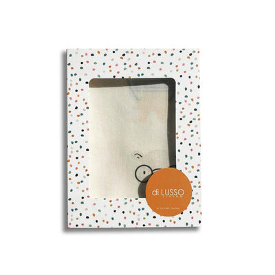 Di Lusso Living - Muslin Baby Swaddle Wrap - Mr. Bear