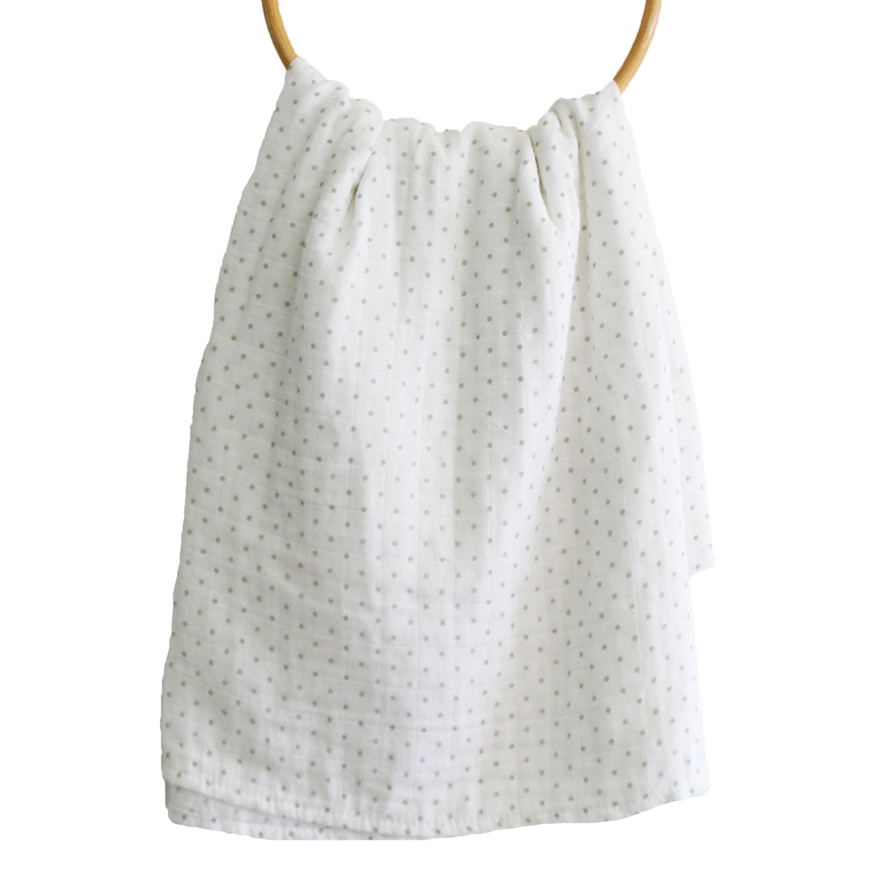 Alimrose Muslin Swaddle - Pin Spot Grey