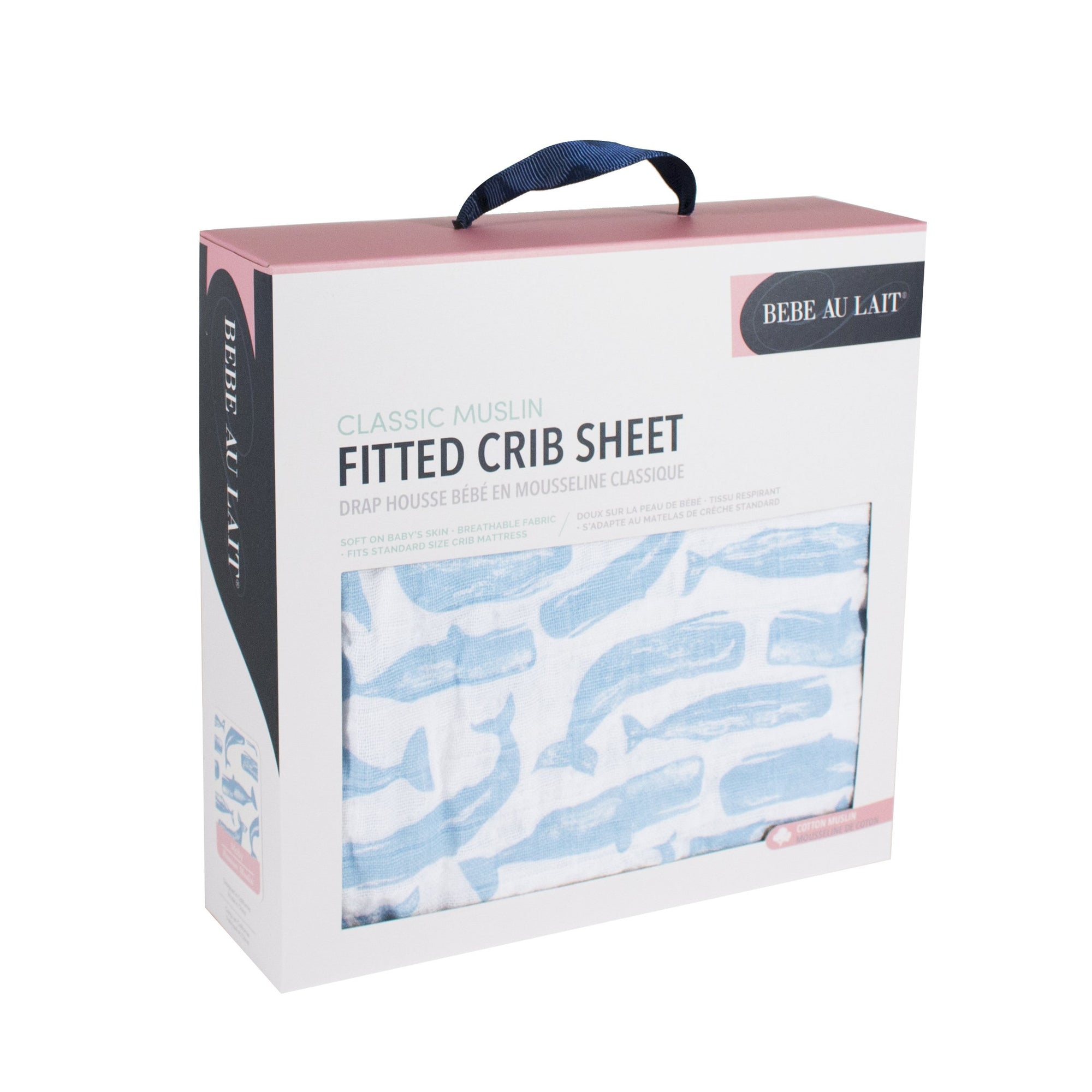 Bebe Au Lait - Muslin Cot Sheet - Moby