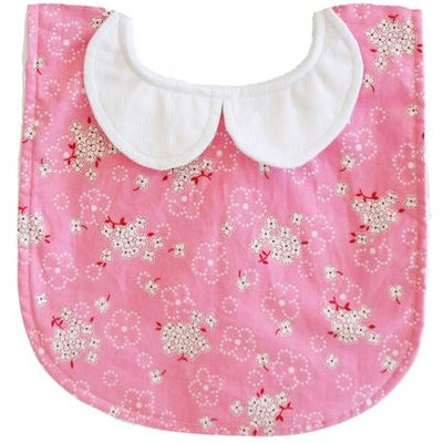 Alimrose - Peter Pan Collar Bib Pink Bouquet