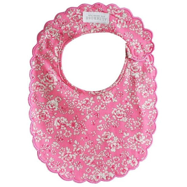 Alimrose - Scallop Bib Pink Ivory