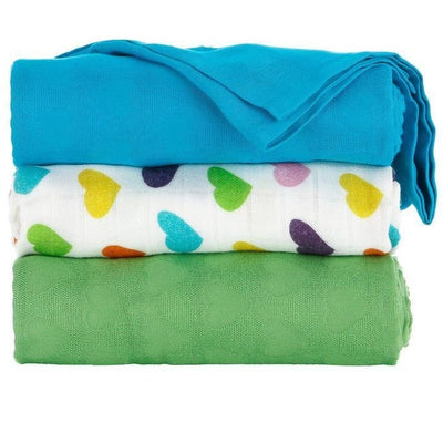 Tula Blanket - Rainbow Hearts Oliver (Set), , Baby Blankets, Tula, Carry Them Close - 1