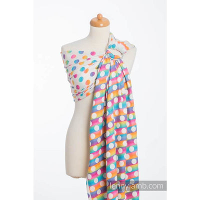 Lenny Lamb Ring Sling - POLKA DOTS RAINBOW - Ring Sling - Lenny Lamb - Afterpay - Zippay Carry Them Close