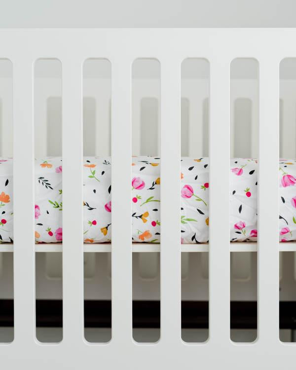 Little Unicorn - Cotton Muslin Cot Sheet - Berry & Bloom