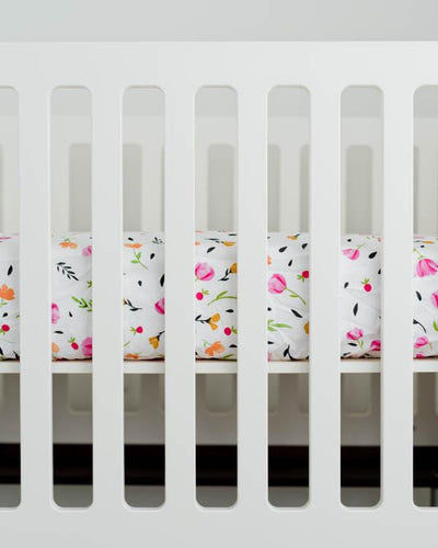 Little Unicorn - Cotton Muslin Cot Sheet - Berry & Bloom