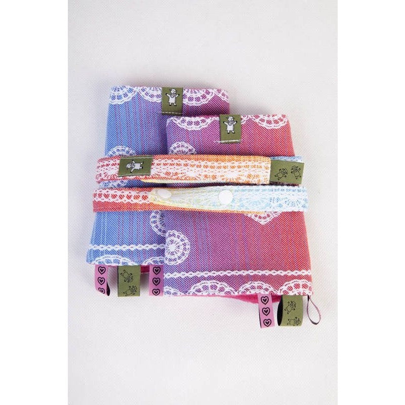 Lenny Lamb - Suck Pads and Reach Strap Set - Rainbow Lace, , Carrier Accessories, Lenny Lamb, Carry Them Close - 1