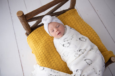 Kute Cuddles - Organic Bamboo Muslin Swaddle - Oli