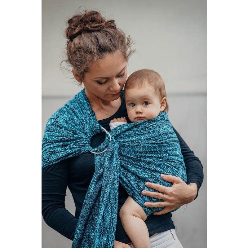 Lenny Lamb Ring Sling - Enigma Blue, , Ring Sling, Lenny Lamb, Carry Them Close - 9