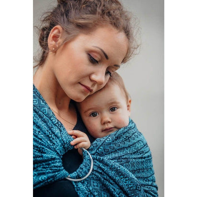 Lenny Lamb Ring Sling - Enigma Blue, , Ring Sling, Lenny Lamb, Carry Them Close - 7