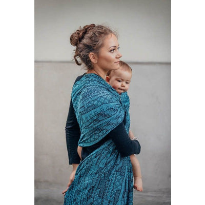 Lenny Lamb Ring Sling - Enigma Blue, , Ring Sling, Lenny Lamb, Carry Them Close - 5