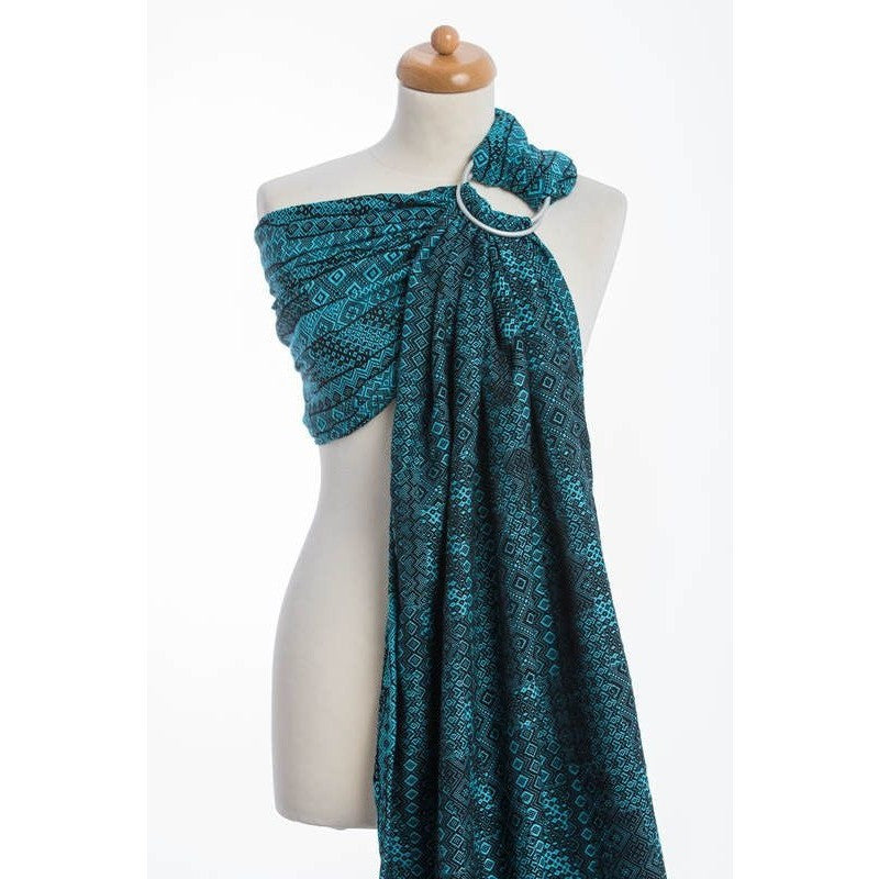Lenny Lamb Ring Sling - Enigma Blue, , Ring Sling, Lenny Lamb, Carry Them Close - 4