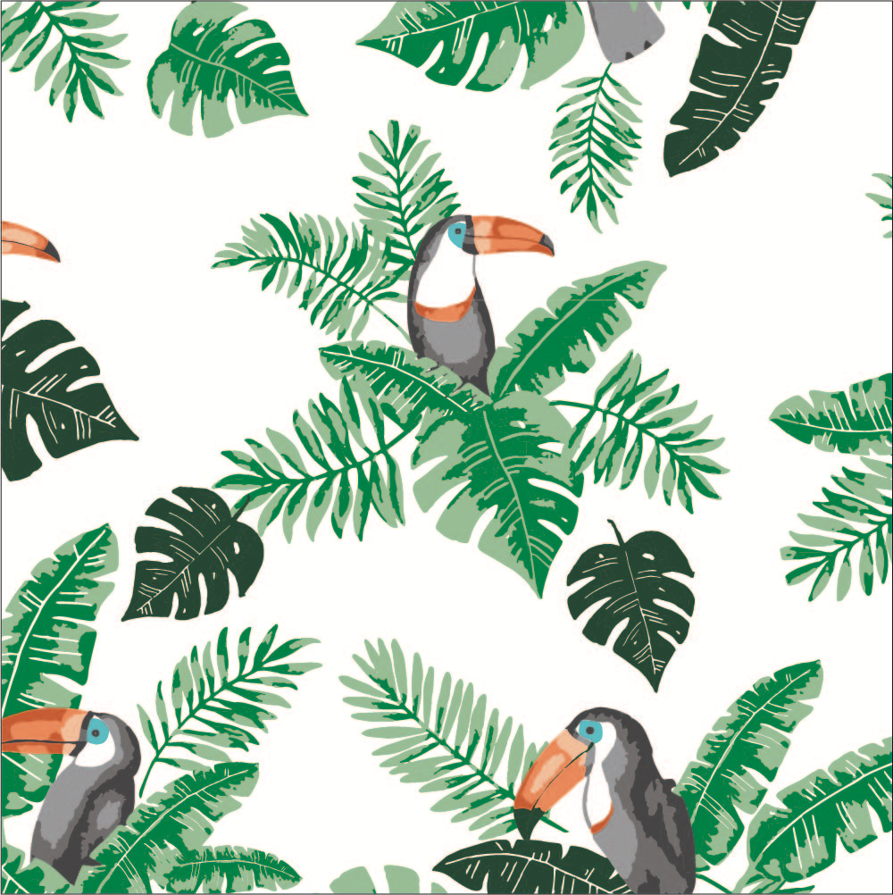 Bebe Au Lait - Muslin Snuggle Blanket - Rio & Palm