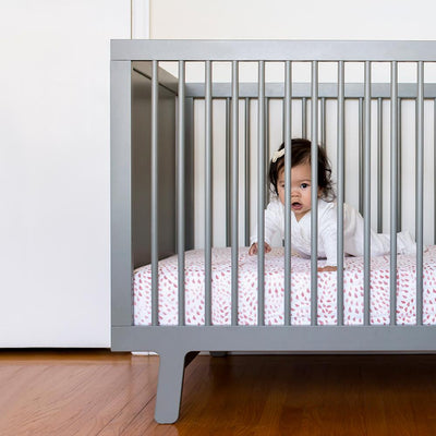 Bebe Au Lait - Muslin Cot Sheet - Rose Quartz