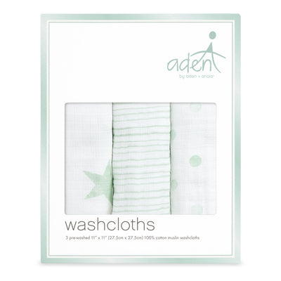 Aden and Anais - Aden by Anais - Wash Cloth Set - Dream