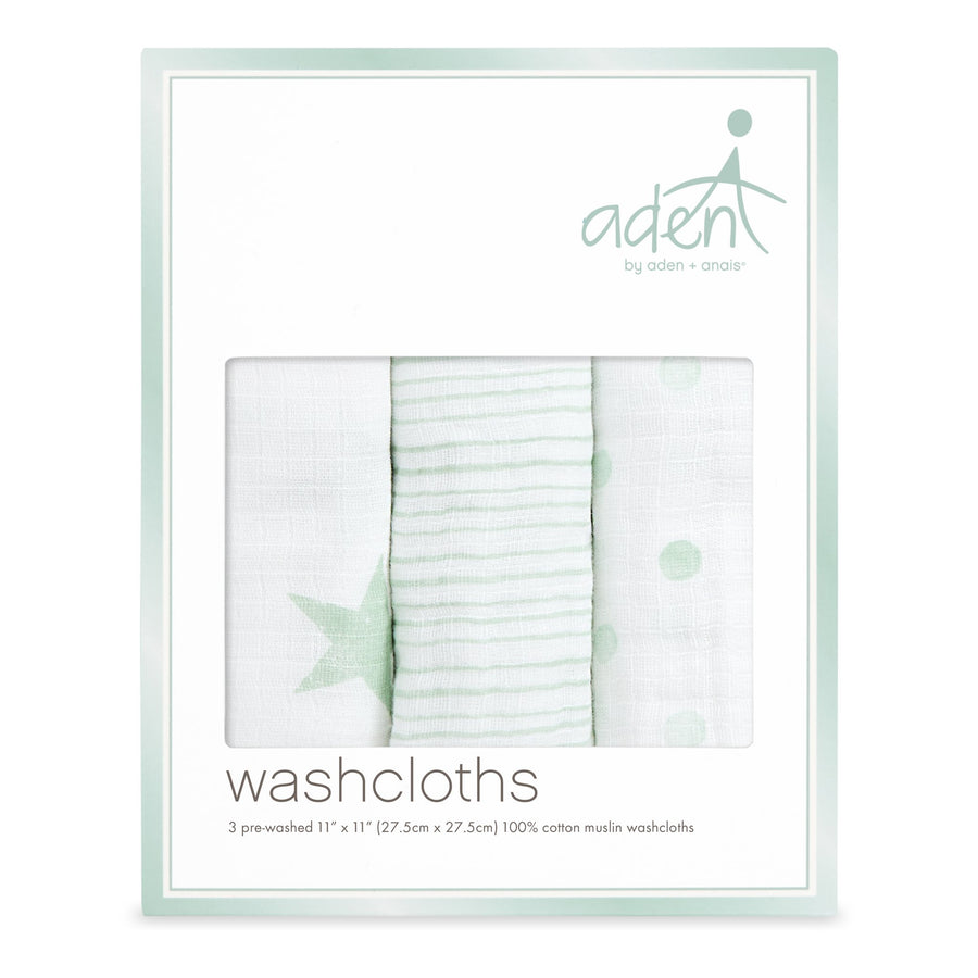 Aden and Anais - Aden by Anais - Wash Cloth Set - Dream