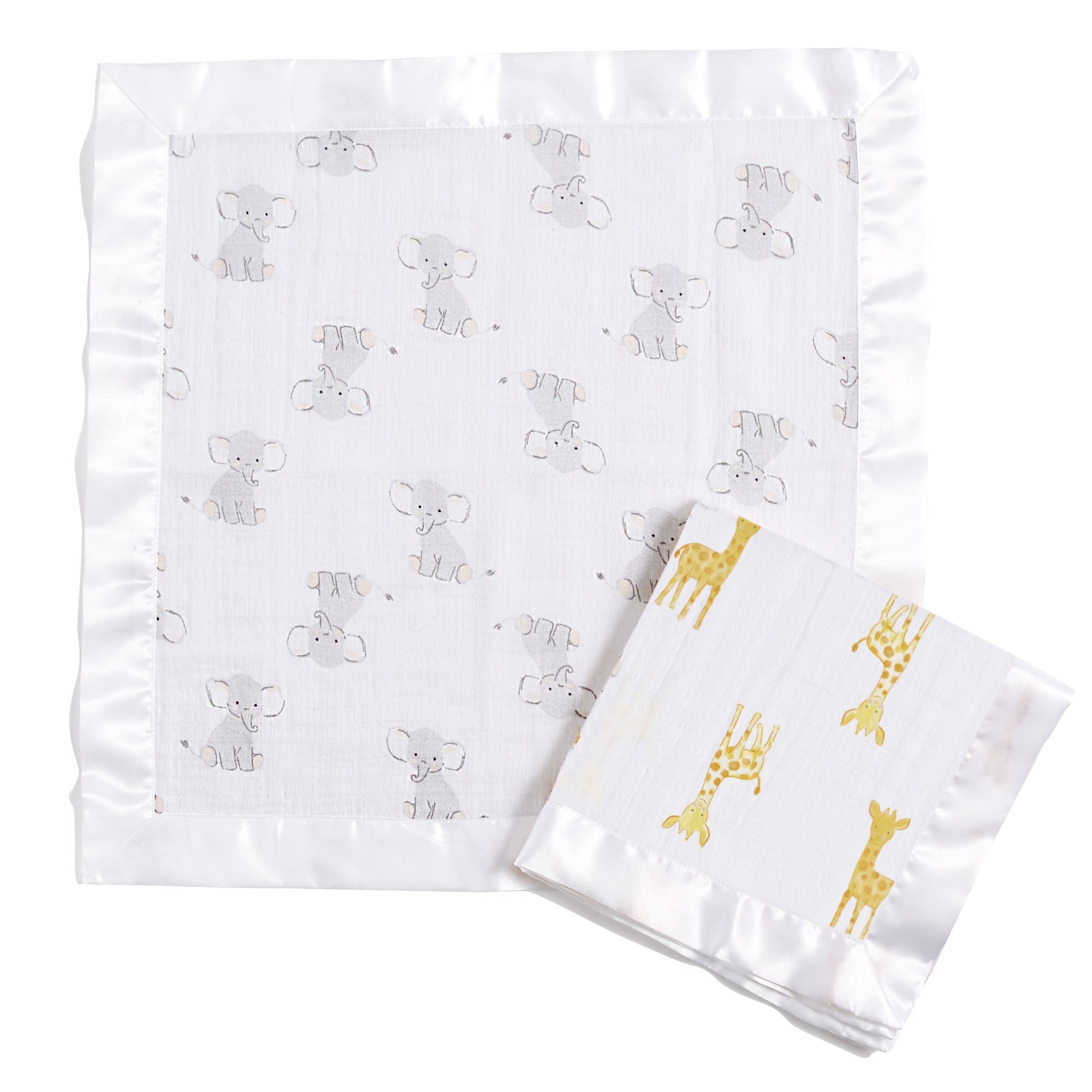 Aden and Anais - Aden by Aden + Anais Security Blankets Comforter - Safari Babies (set of 2)