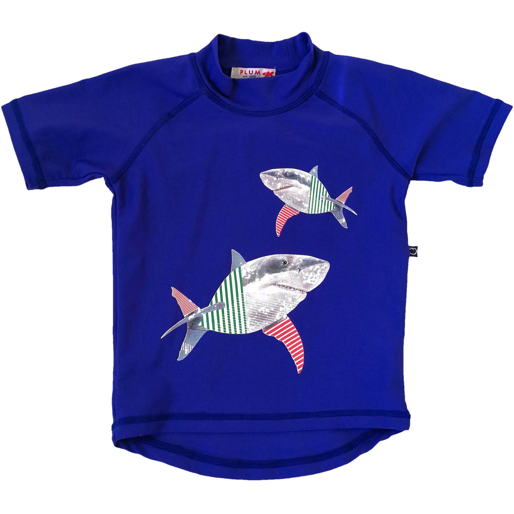 Plum - Swim Shark Short Sleeve Rashie - Clothing - Plum - Afterpay - Zippay Carry Them Close