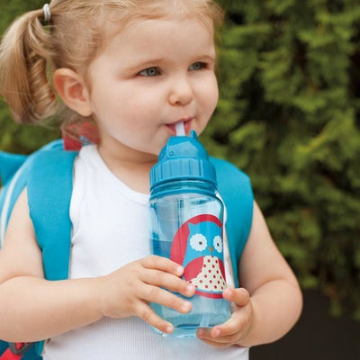 Skip Hop Straw Drink Bottle - Owl - Feeding - Skip Hop - Afterpay - Zippay Carry Them Close