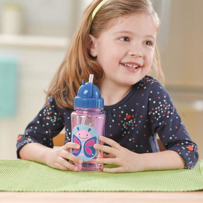 Skip Hop Straw Drink Bottle - Butterfly - Feeding - Skip Hop - Afterpay - Zippay Carry Them Close