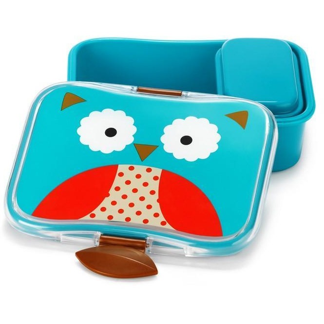 Skip Hop Zoo Lunch Kit - Owl - Lunch & Snack Boxes - Skip Hop - Afterpay - Zippay Carry Them Close