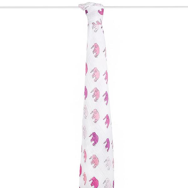 Aden and Anais - Classic Muslin Swaddle - Elephant Parade