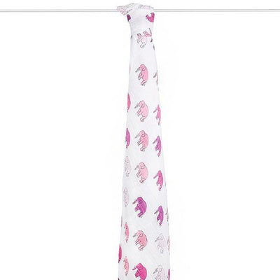 Aden and Anais - Classic Muslin Swaddle - Elephant Parade