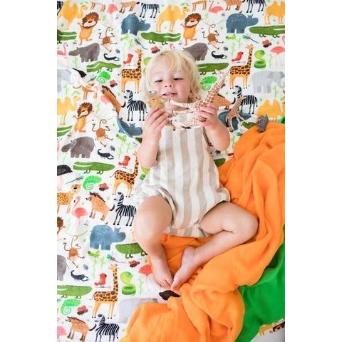 Tula Blanket - Safari (Set of 3) - Baby Blankets - Tula - Afterpay - Zippay Carry Them Close