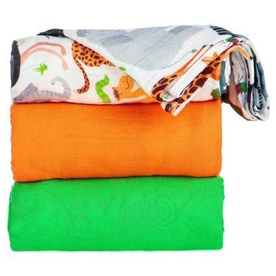 Tula Blanket - Safari (Set of 3) - Baby Blankets - Tula - Afterpay - Zippay Carry Them Close