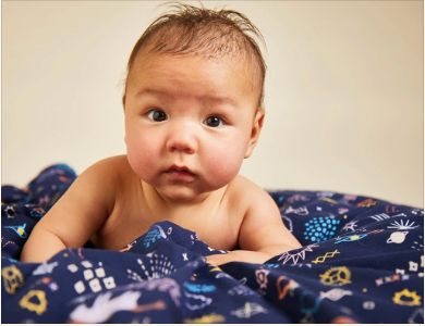 Halcyon Nights - Baby Swaddle Wrap - MILKY WAY