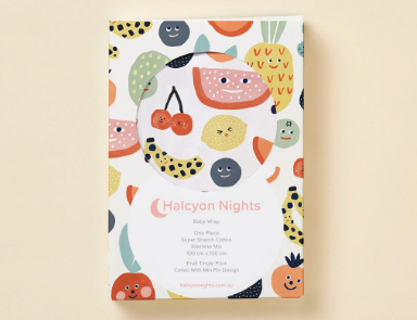 Halcyon Nights - Baby Swaddle Wrap - FRUIT TINGLE