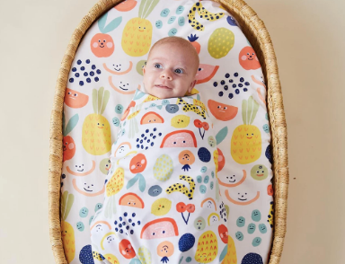 Halcyon Nights - Baby Swaddle Wrap - FRUIT TINGLE