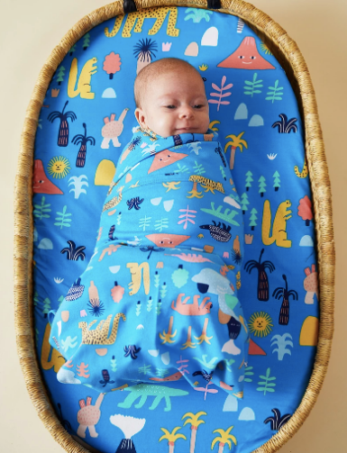 Halcyon Nights - Baby Swaddle Wrap - MEGAFAUNA