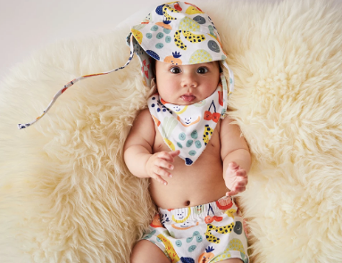 Halcyon Nights - Bandana Bib - FRUIT TINGLE YO YO BIB