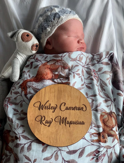 Pop Ya Tot - Muslin Swaddle - Creatures of the Woods