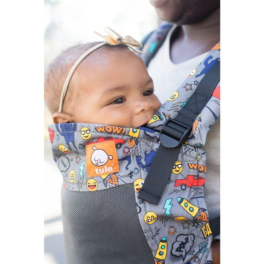 Tula Baby Carrier Standard - Coast Stamps (Mesh) - Baby Carrier - Tula - Afterpay - Zippay Carry Them Close