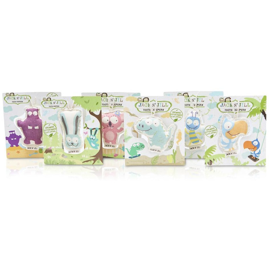 Jack n' Jill - Tooth Keeper Pouch (Variety of Character) - Mouth Care - Jack n Jill - Afterpay - Zippay Carry Them Close
