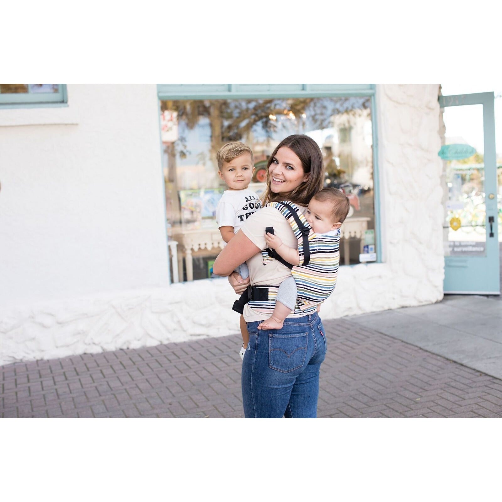 Tula Free-To-Grow Carrier - Shoreline - Baby Carrier - Tula - Afterpay - Zippay Carry Them Close
