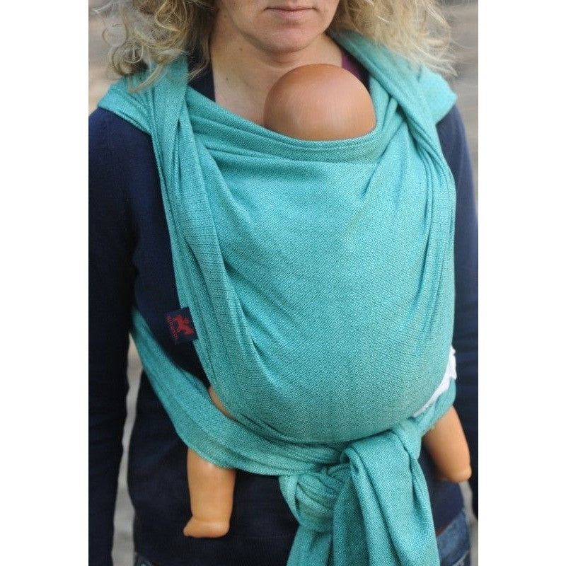 Girasol Hand Woven Wrap - Turmalin diamondweave - Woven Wrap - Girasol - Afterpay - Zippay Carry Them Close