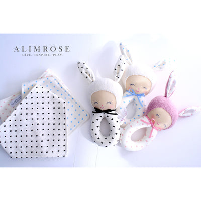 Alimrose - Charlie Grab Rattle Black